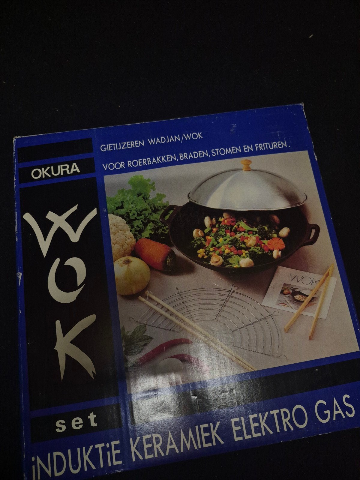 Gietijzeren wok. Nieuw in doos, Ophalen, Nieuw