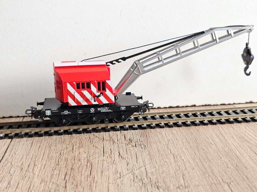 Modeltrein Ho marklin kraan in nieuw staat, Ophalen of Verzenden, Wisselstroom, Wagon, Märklin