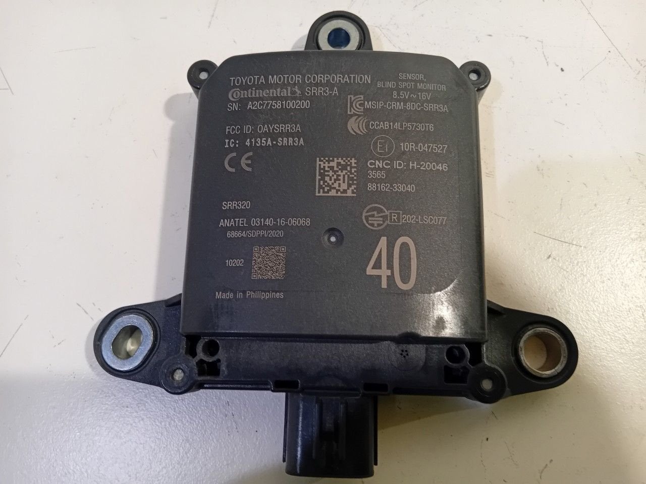 Sensor Lexus ES, Onderdelen@venauto.nl, Van der Ven Autorecycling B.V., Gebruikt, Ettenseweg 76, 4706 PB Roosendaal, The Netherlands