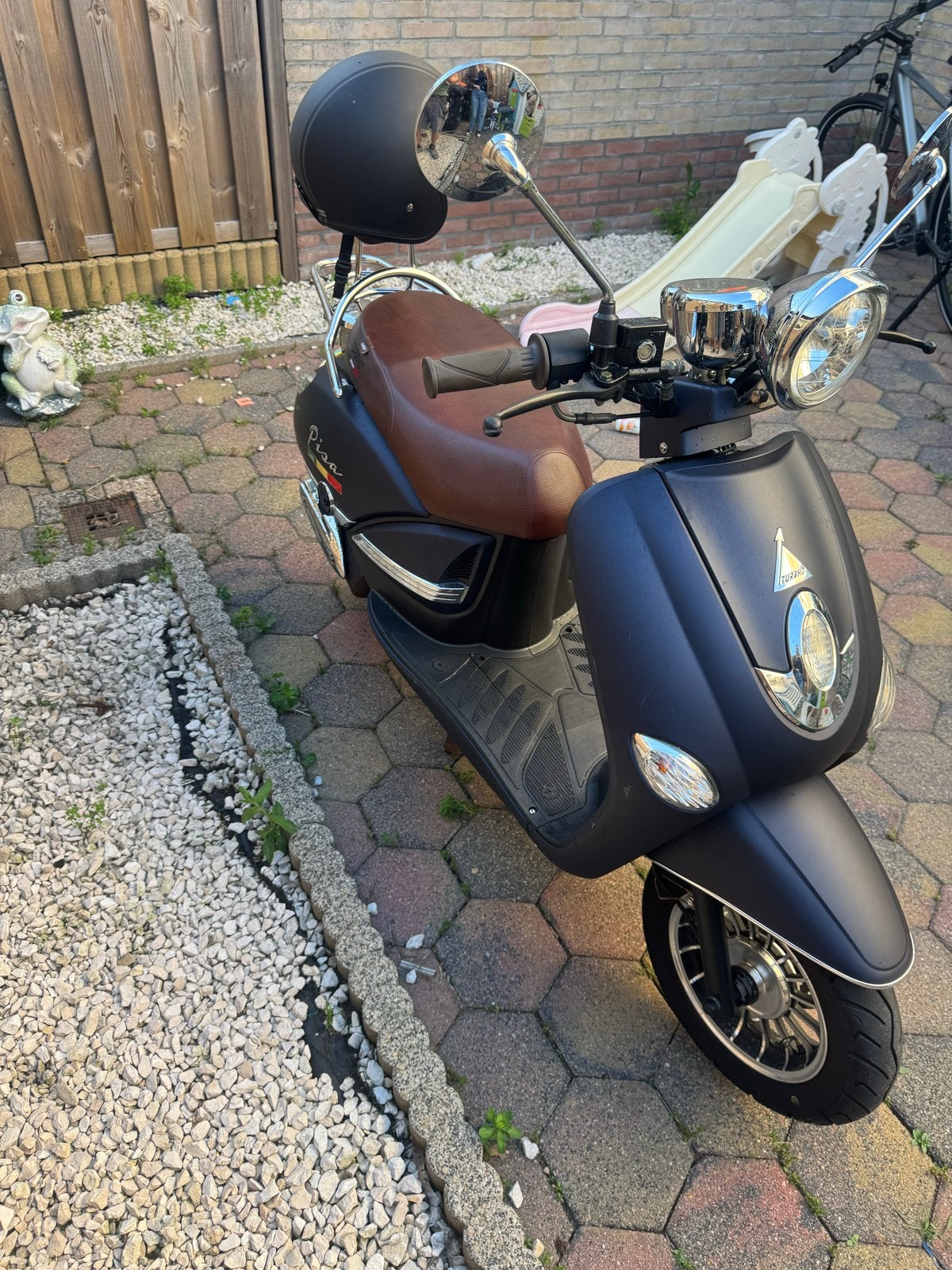 Turbho Pisa RS blauw kenteken, Fietsen en Brommers, Ophalen, Gebruikt, Benzine, Overige merken