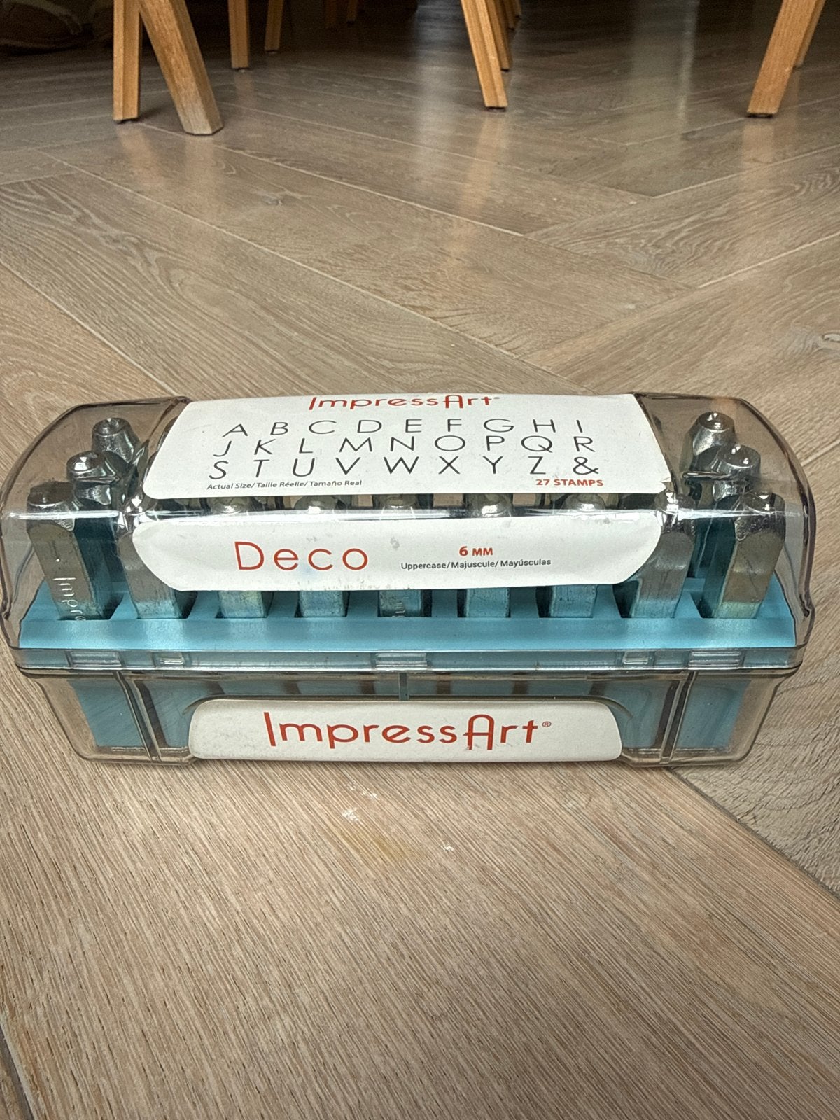 Deco ImpressArt slagletters 6mm, Gebruikt, Zilver, Overige thema's, Gereedschap of Toebehoren