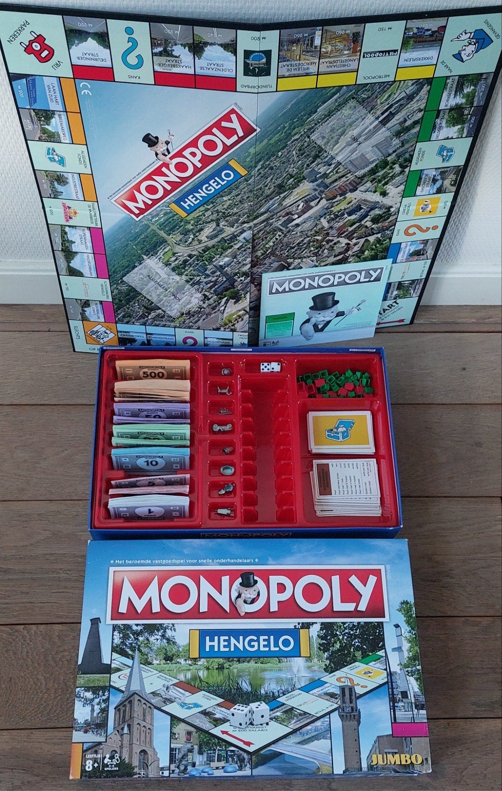 Monopoly Hengelo Editie, Hobby en Vrije tijd, Een of twee spelers, Ophalen of Verzenden, Zo goed als nieuw