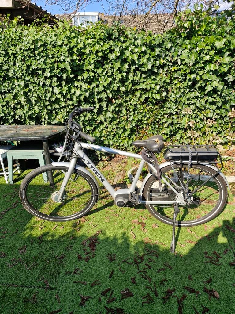 TREK Electrische Heren Fiets, Fietsen en Brommers, Elektrische fietsen, Gebruikt, 51 tot 55 cm, 50 km per accu of meer, Ophalen