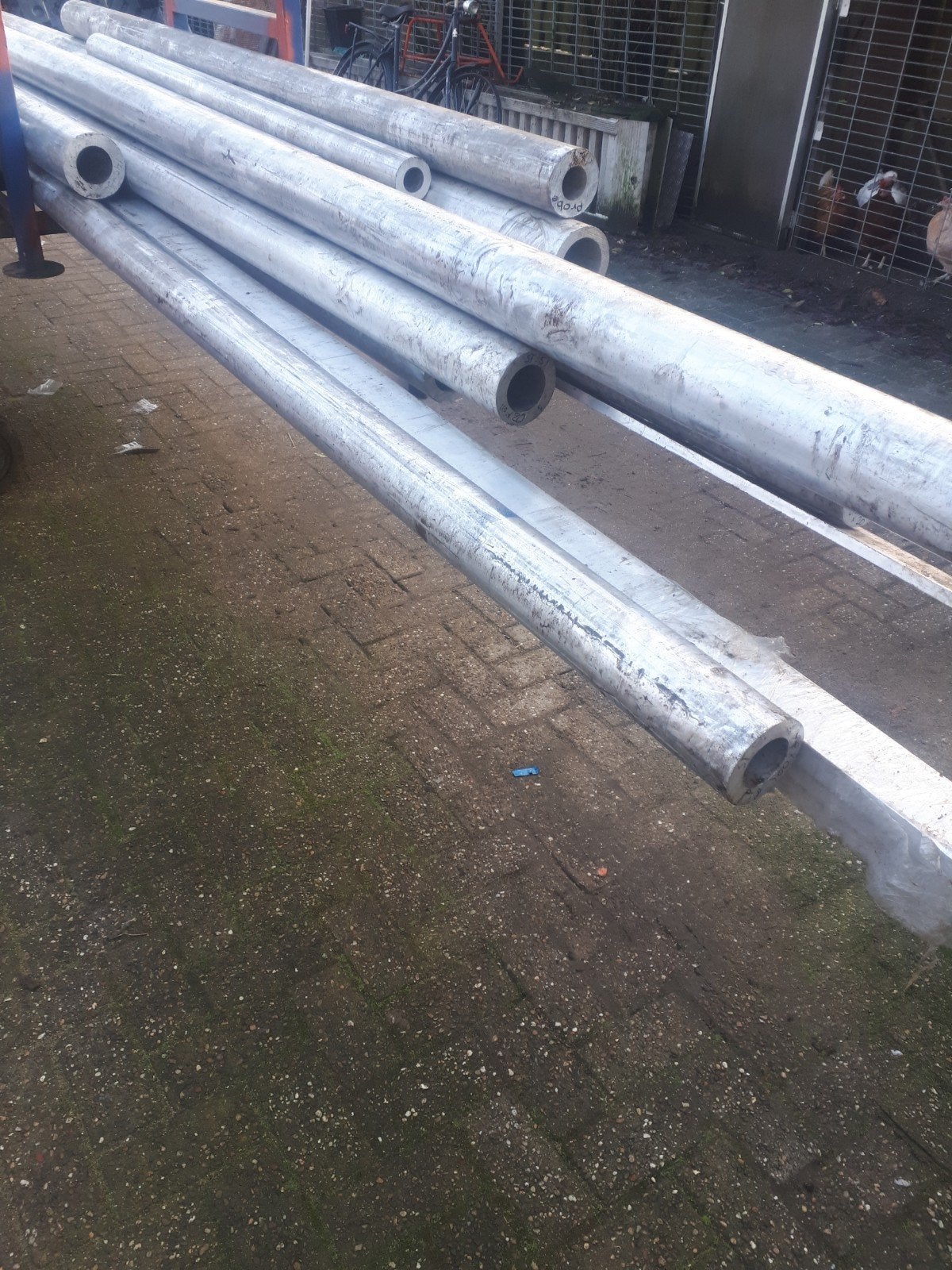 Aluminium  dikwandige  buis, Doe-het-zelf en Verbouw, Metalen, Aluminium, Ophalen