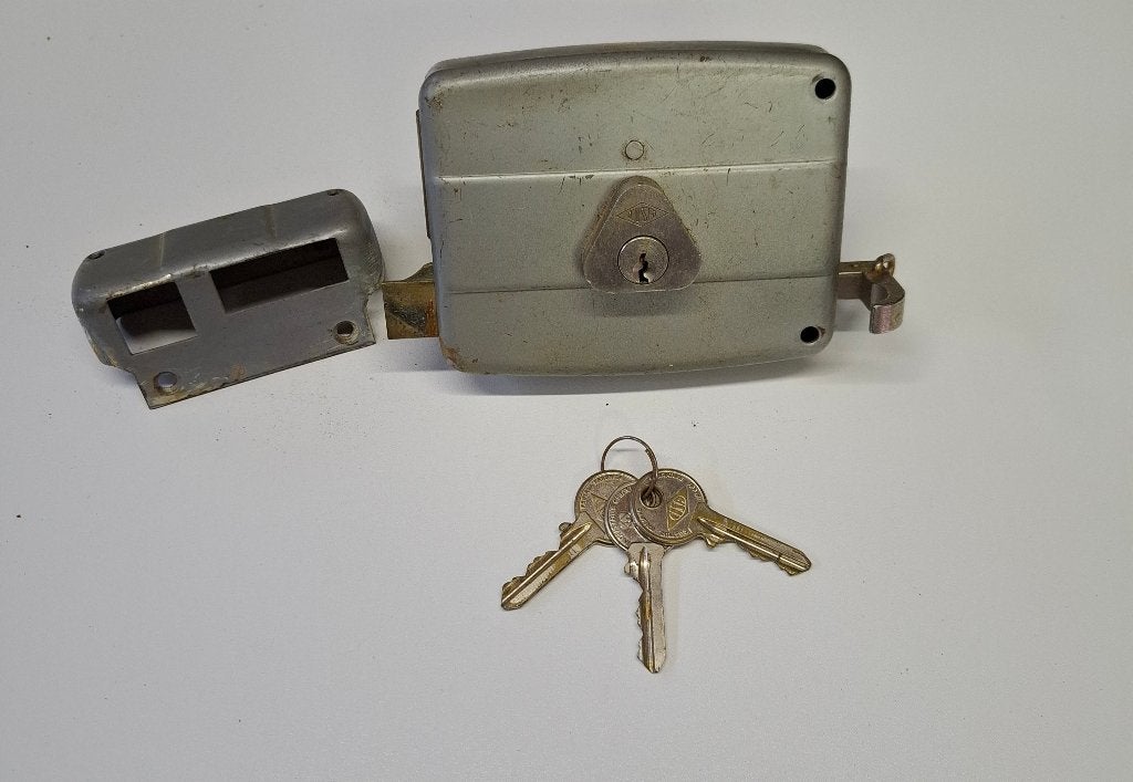 Cisa Opzetslot, Doe-het-zelf en Verbouw, Hang- en Sluitwerk, Ophalen of Verzenden, Gebruikt, Slot