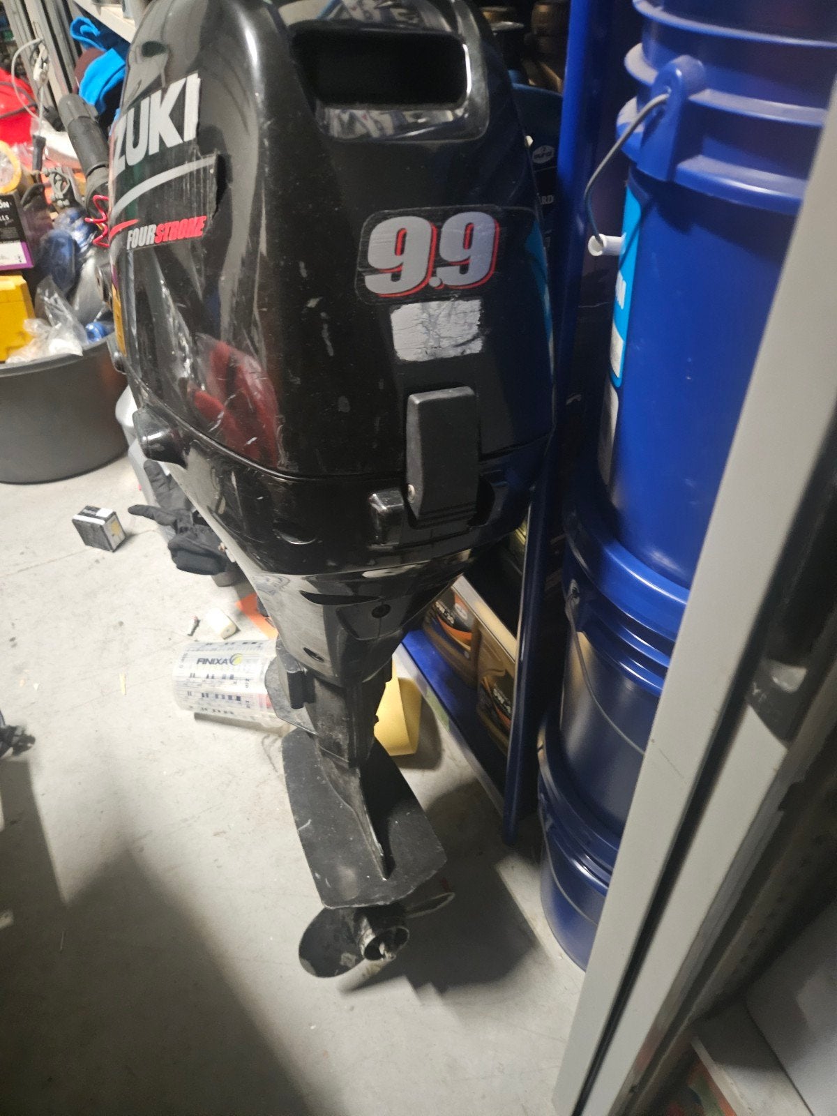 Suzuki 9.9 PK Kortstaart Buitenboordmotor met Knuppel, Ophalen, Gebruikt, 5 tot 10 pk, Viertaktmotor