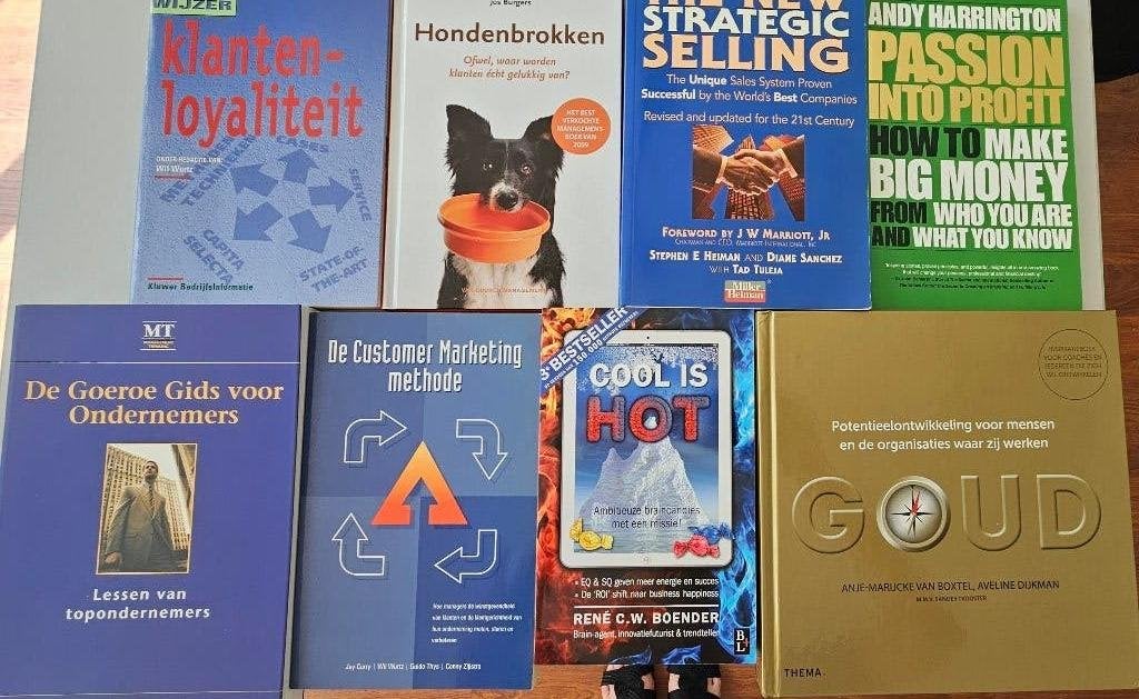 8 managementboeken in nieuwstaat, Ophalen, Nieuw, Management