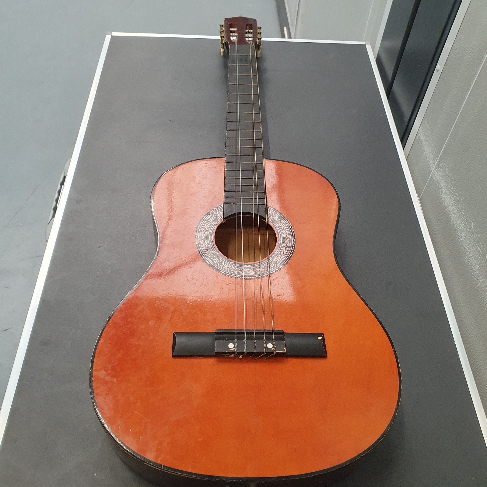 Vintage Klassieke Gitaar - Gebruikt, met karakter, Ophalen, Gebruikt, Klassieke of Spaanse gitaar