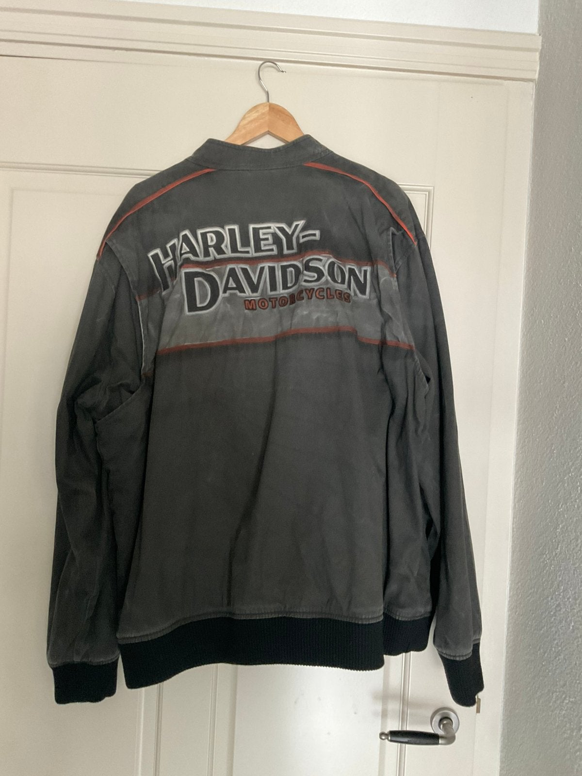 Bijna niet gedragen harley davidson motorjas, Motoren, Kleding | Motorkleding, Ophalen, Tweedehands, Heren, Jas | textiel