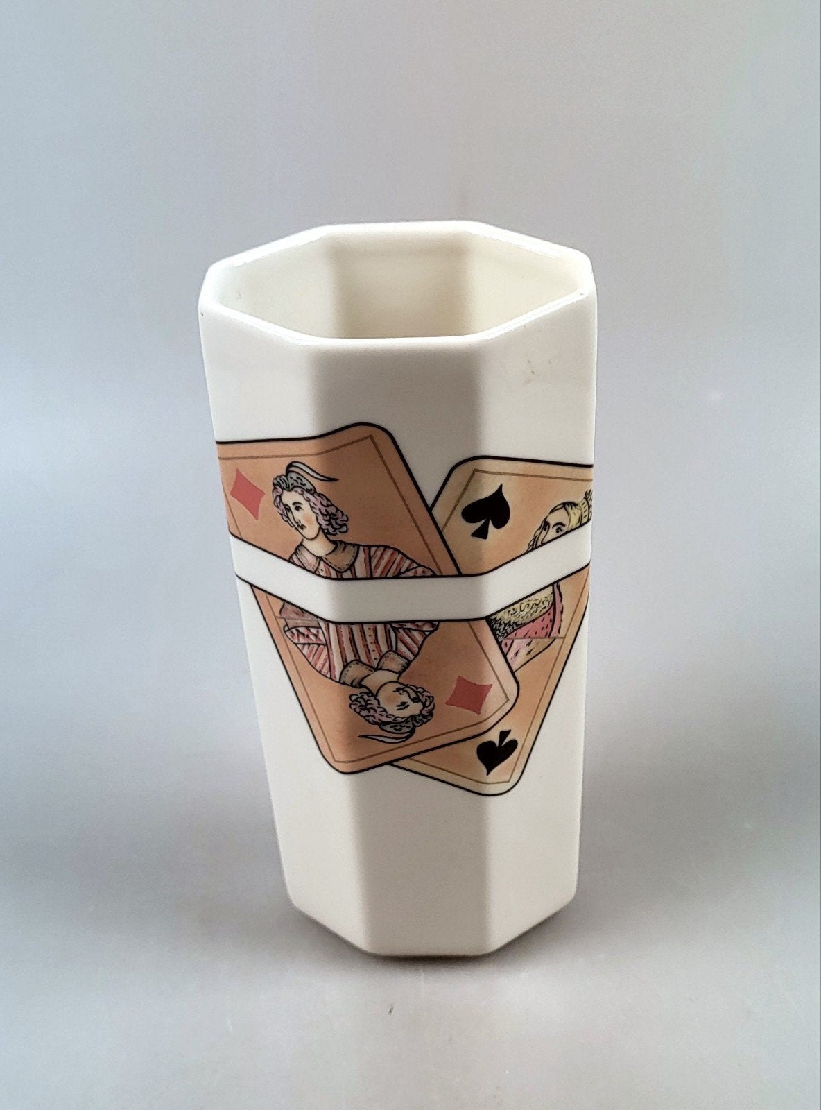 Villeroy & Boch Luxemburg Speelkaarten Vaas, Antiek en Kunst, Ophalen of Verzenden