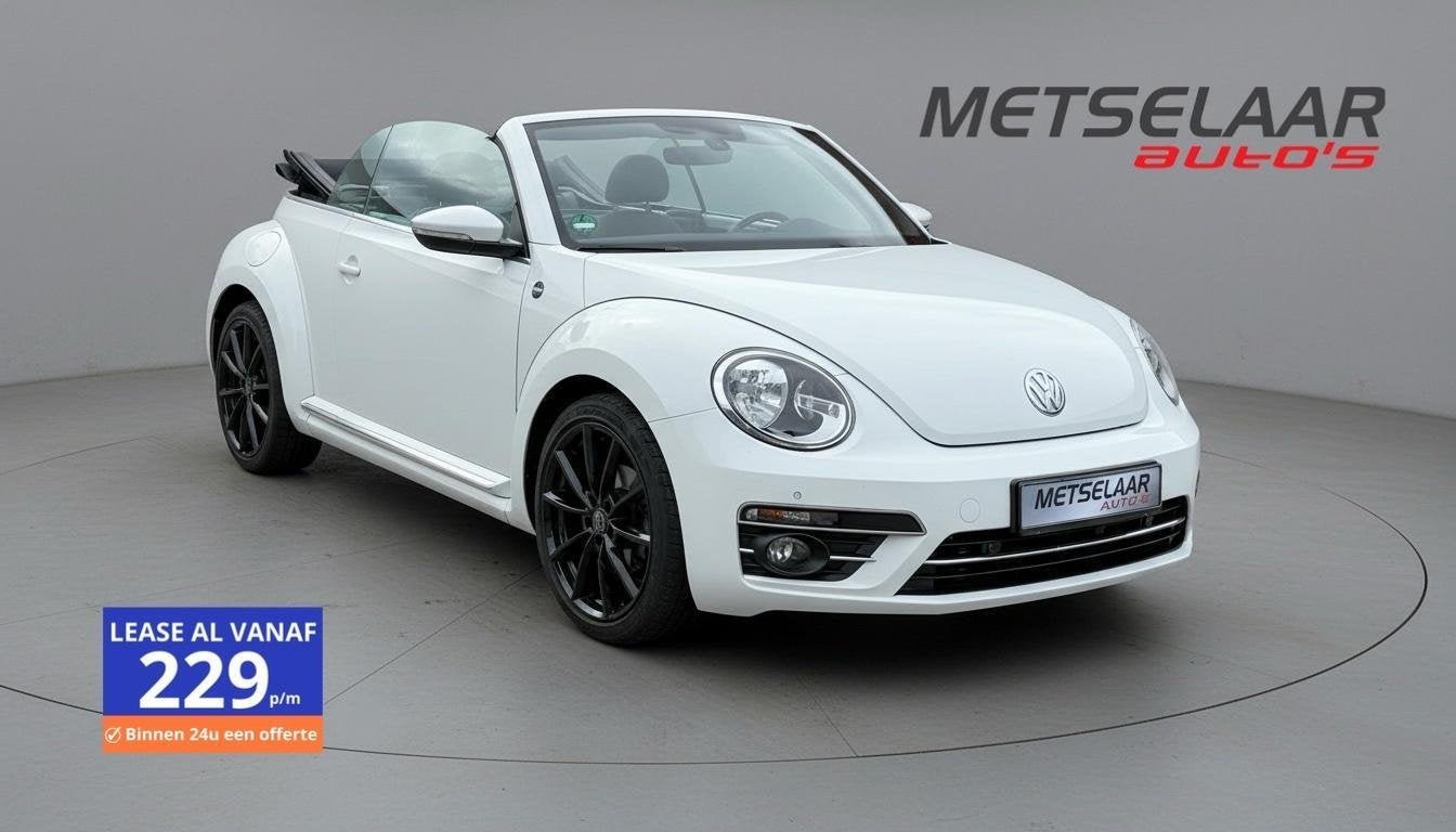 Volkswagen Beetle Cabrio 1.4 TSi 150Pk AUTOMAAT Airco/ECC, Auto's, Automaat, Stof, Gebruikt, 4 cilinders