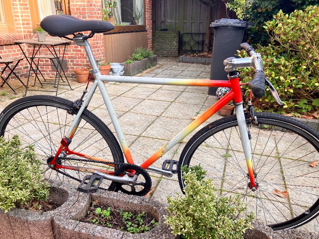 Leuke, opvallende single speed/fixie, Gebruikt, 53 tot 57 cm, Ophalen, Overige merken