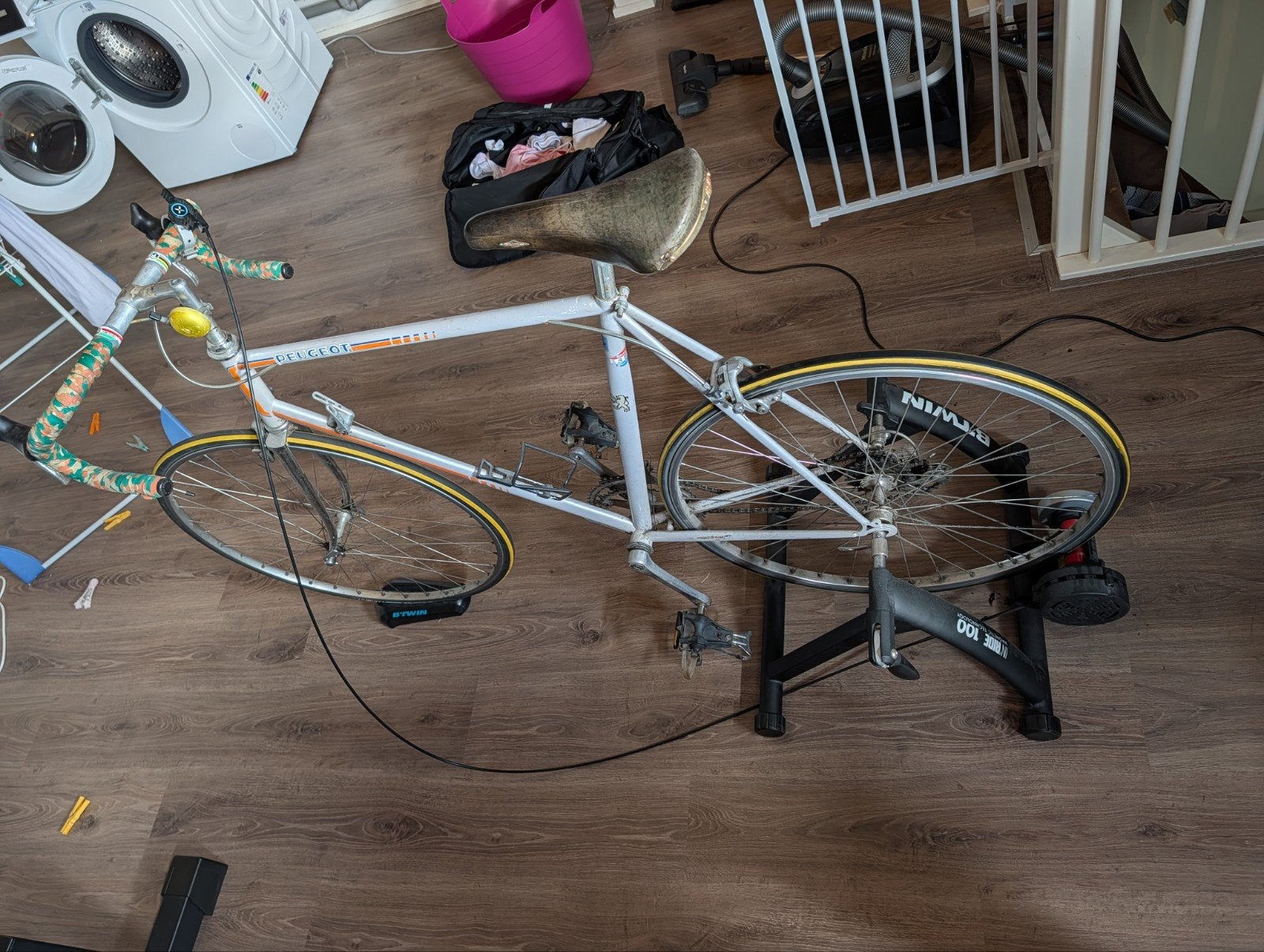 Peugeot racefiets - Vintage, 28 inch, Gebruikt, 53 tot 57 cm, Ophalen