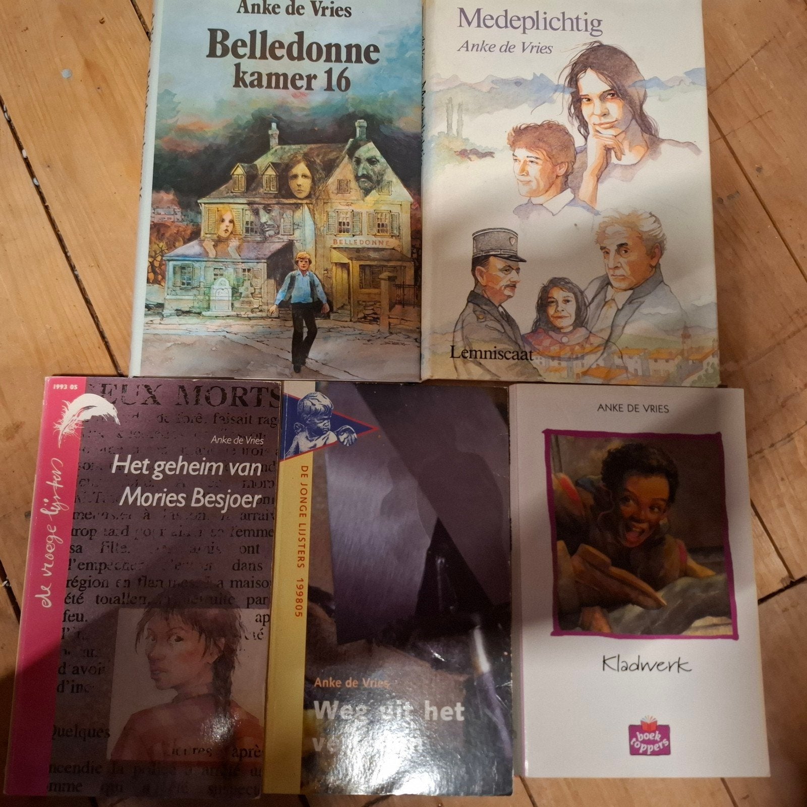 Anke de Vries 5 boeken, Ophalen of Verzenden, Gelezen