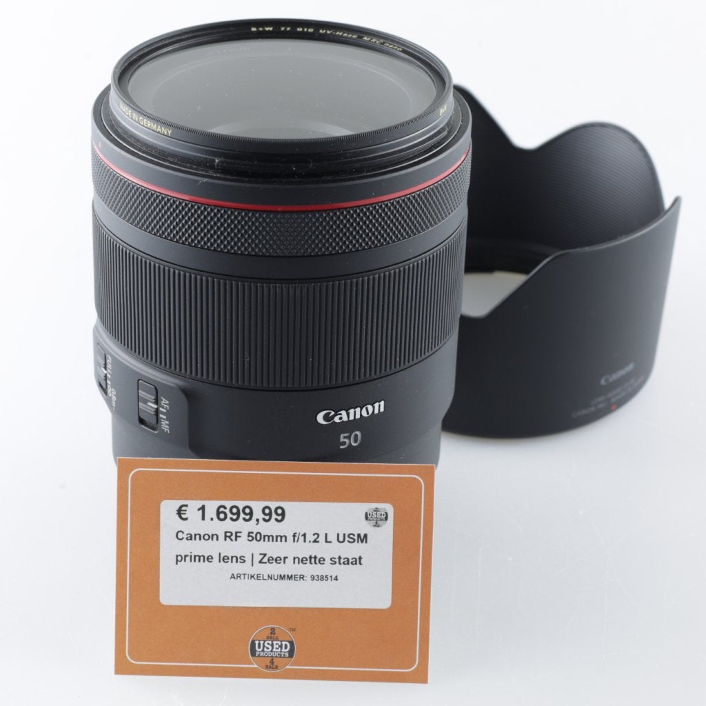 Canon RF 50mm f/1.2 L USM prime lens | Zeer nette staat, Canon, Zo goed als nieuw, Support@canon.com, 30-2, Shimomaruko 3-chome, Ohta-ku
Tokyo 146-8501
Japan