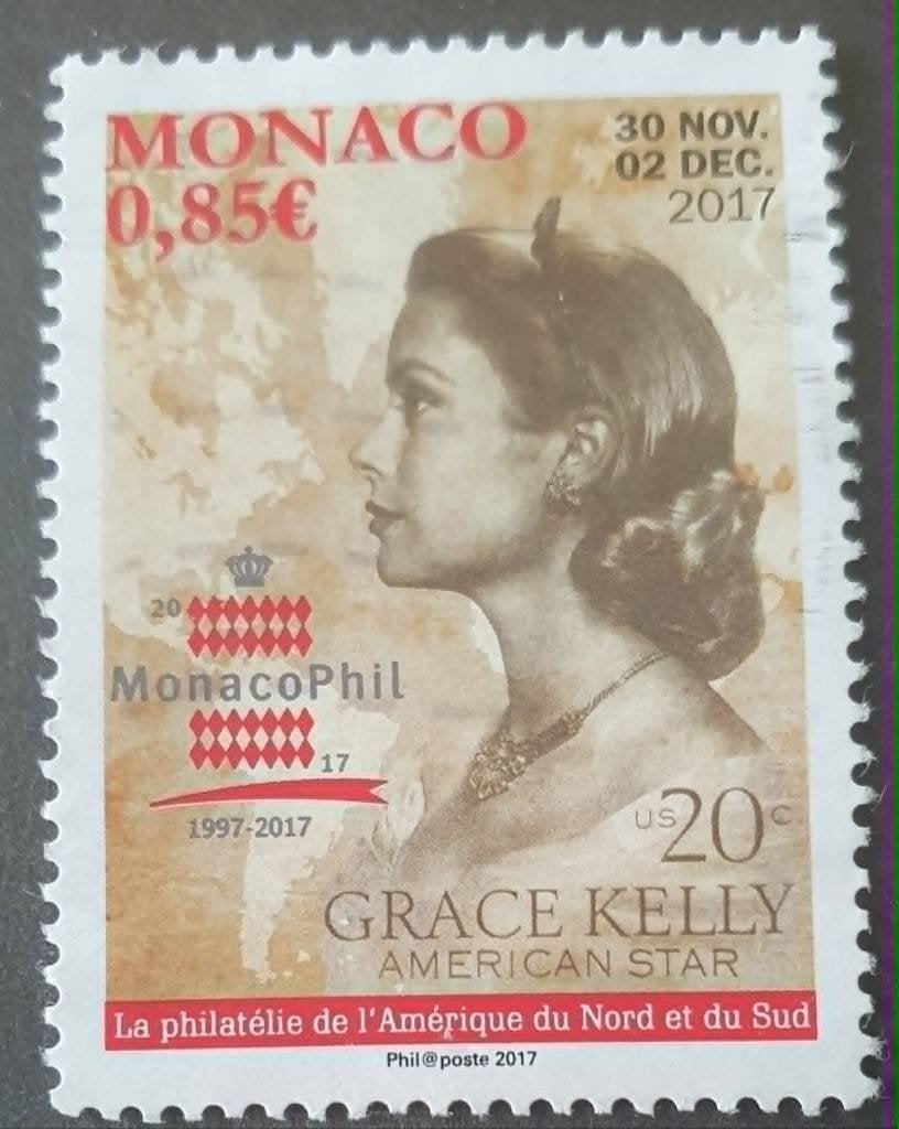 194-26 Monaco 2017 / Grace Kelly, Verzenden, Monaco, Gestempeld