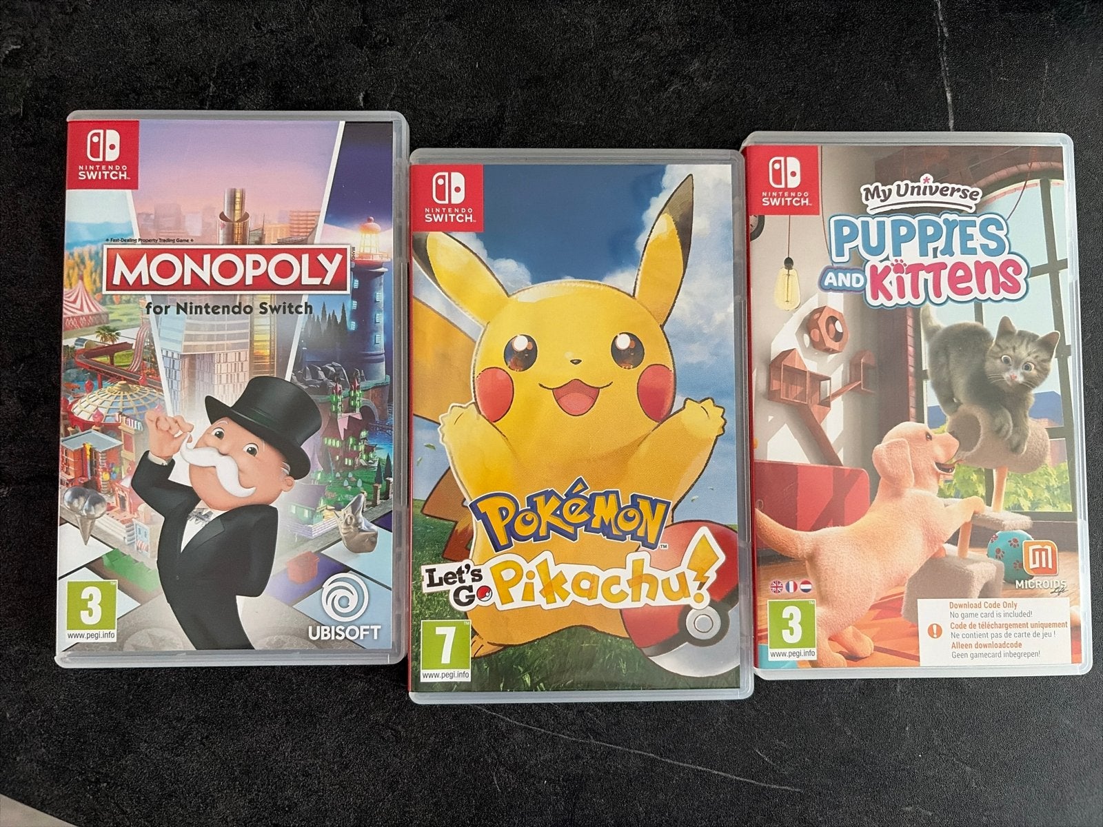Nintendo Switch Games: Monopoly, Pokémon, Puppies & Kittens, Ophalen of Verzenden, Zo goed als nieuw, Vanaf 7 jaar