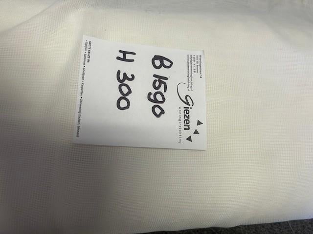 Transparante vitrage/inbetween stof 15,90 meter, Ophalen, 120 cm of meer, Wit, Polyester