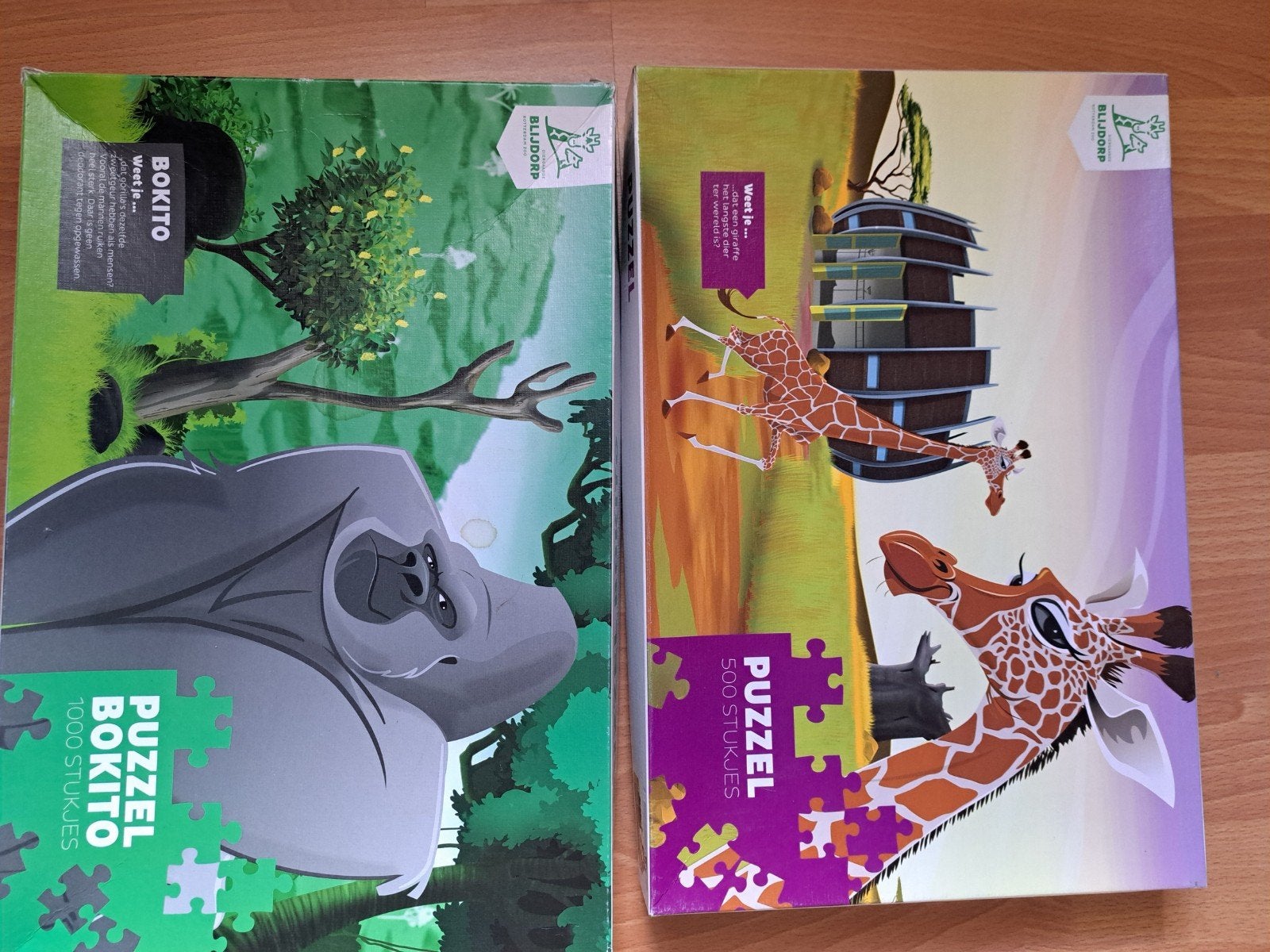 2x puzzel van blijdorp, Ophalen of Verzenden, 500 t/m 1500 stukjes, Zo goed als nieuw