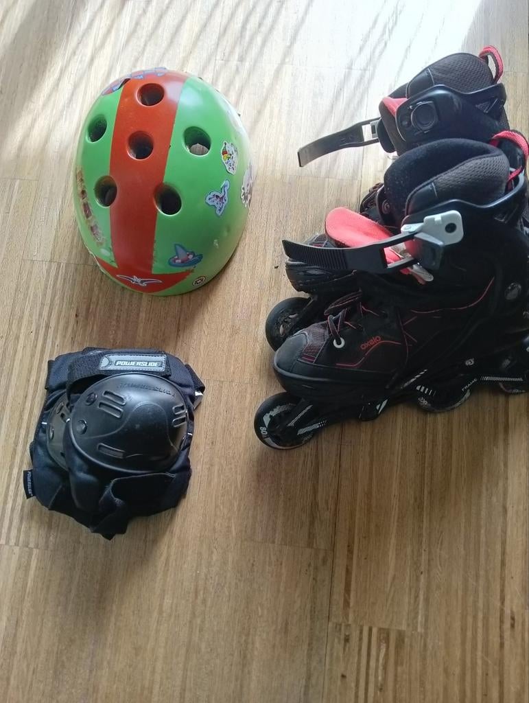 Skates maat 35, verstelbaar, Oxelo., Ophalen, Verstelbaar, Gebruikt