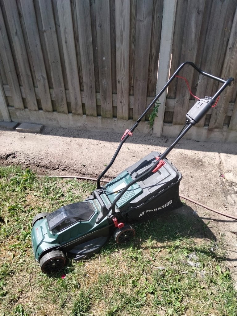 grasmaaier 20V accu, Tuin en Terras, Ophalen, Cirkelmaaier, Accu-grasmaaier, Opvangbak