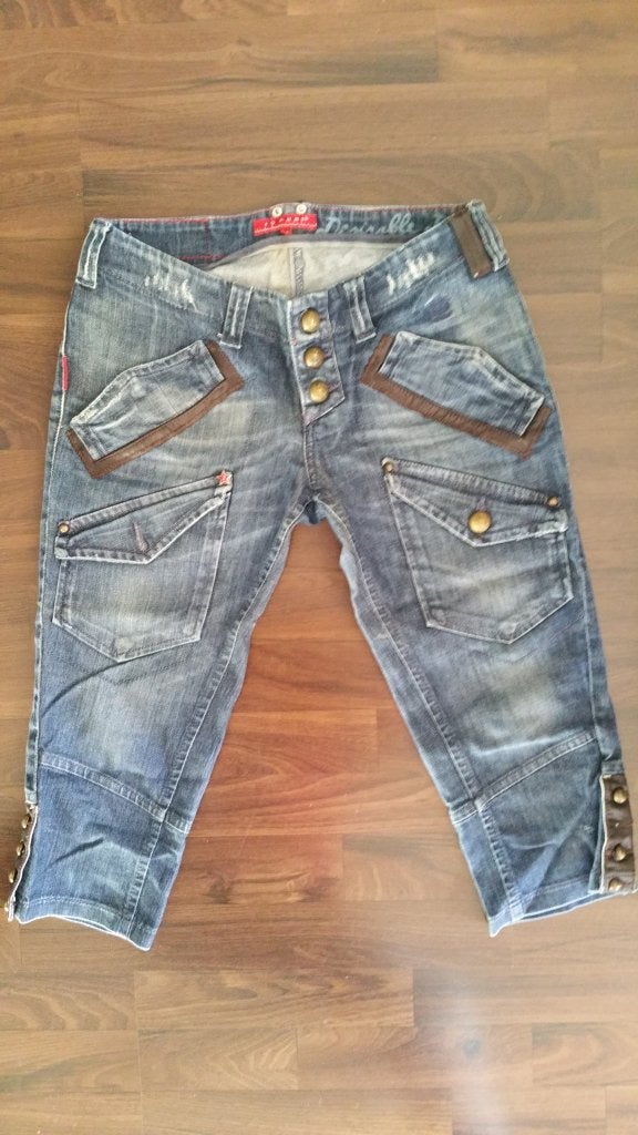 10 Feet Denimble Denim jeans capri blauw maat 29, Blauw, 10 Feet, Ophalen of Verzenden, Zo goed als nieuw