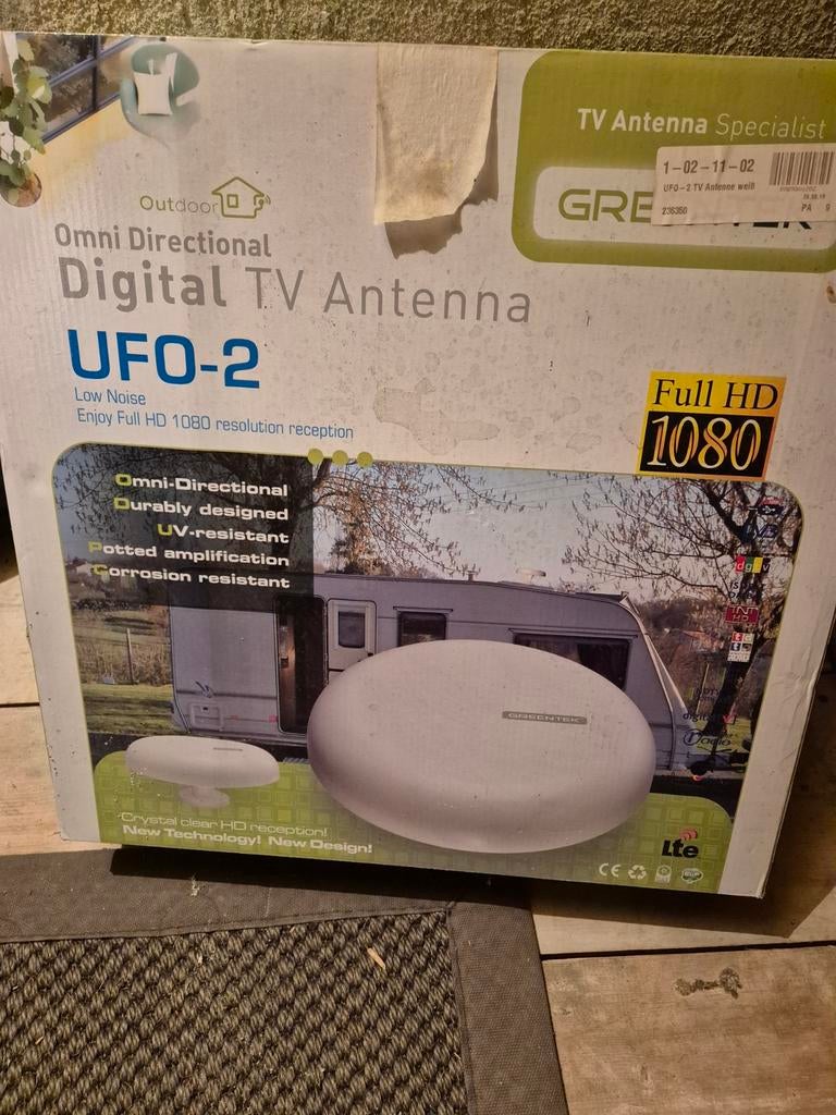Digitale TV Antenne UFO-2 & Triax Satellietschotel 80cm, Ophalen, Nieuw, (Schotel)antenne, Overige merken