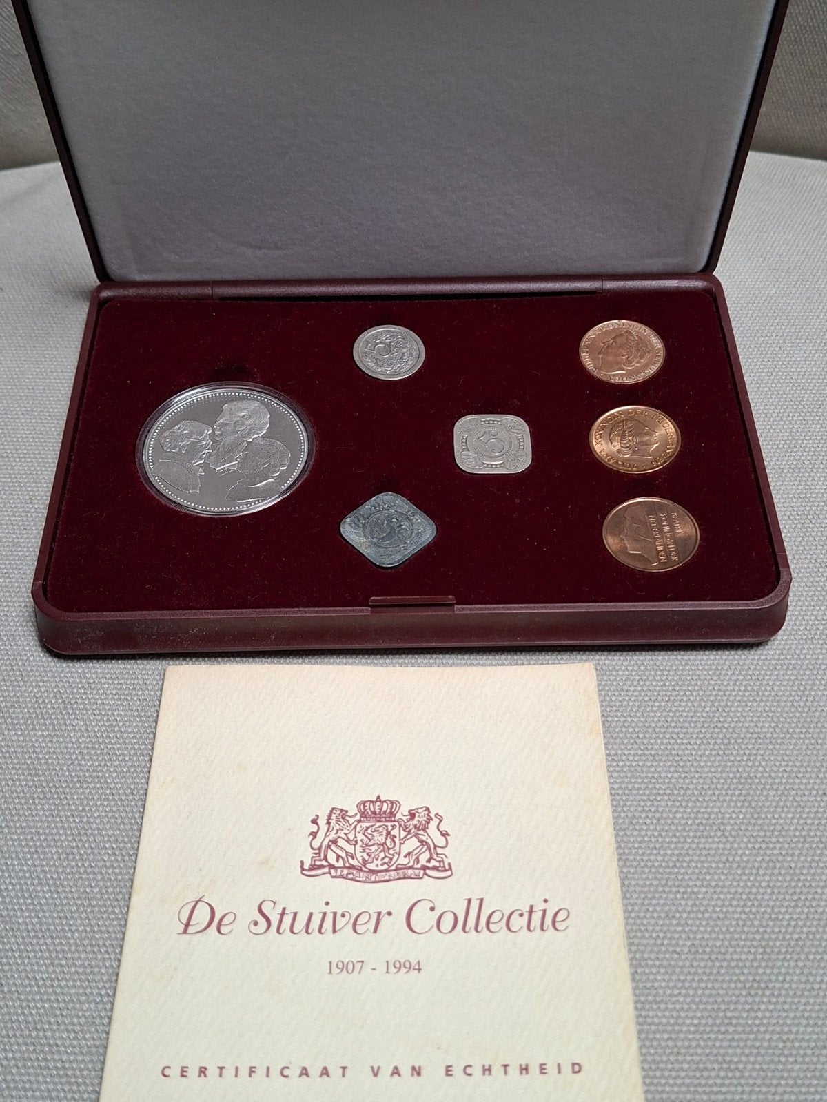 De Stuiver Collectie 1907-1994 - Historische Muntenset, Setje, Zilver, Ophalen of Verzenden, Koningin Wilhelmina