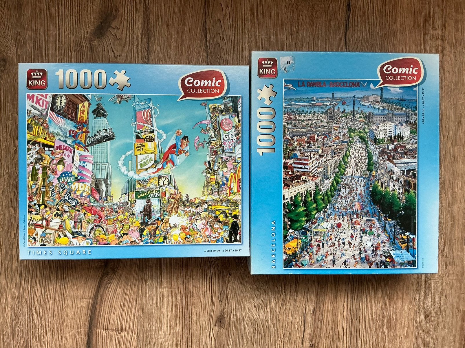 King puzzels. 1000 stukjes., Ophalen of Verzenden, 500 t/m 1500 stukjes, Zo goed als nieuw