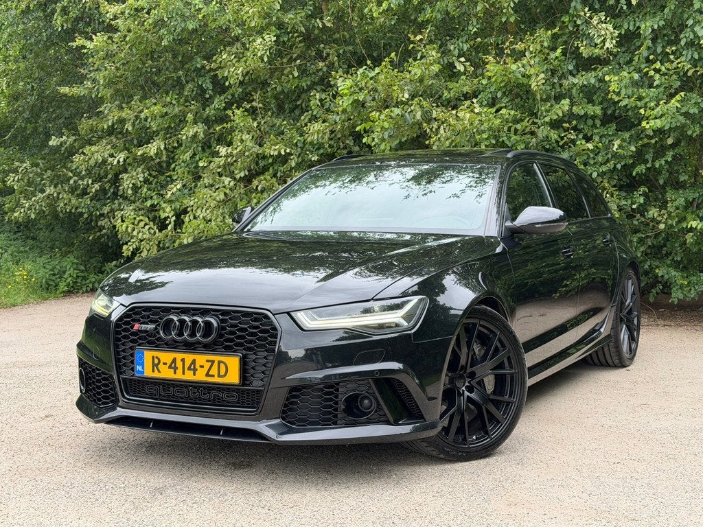 Audi RS6 Avant 4.0 TFSI Quattro Pro Line Plus | APR | Kerami, Auto's, Audi, Automaat, Adaptive Cruise Control, Gebruikt, 10 km/l