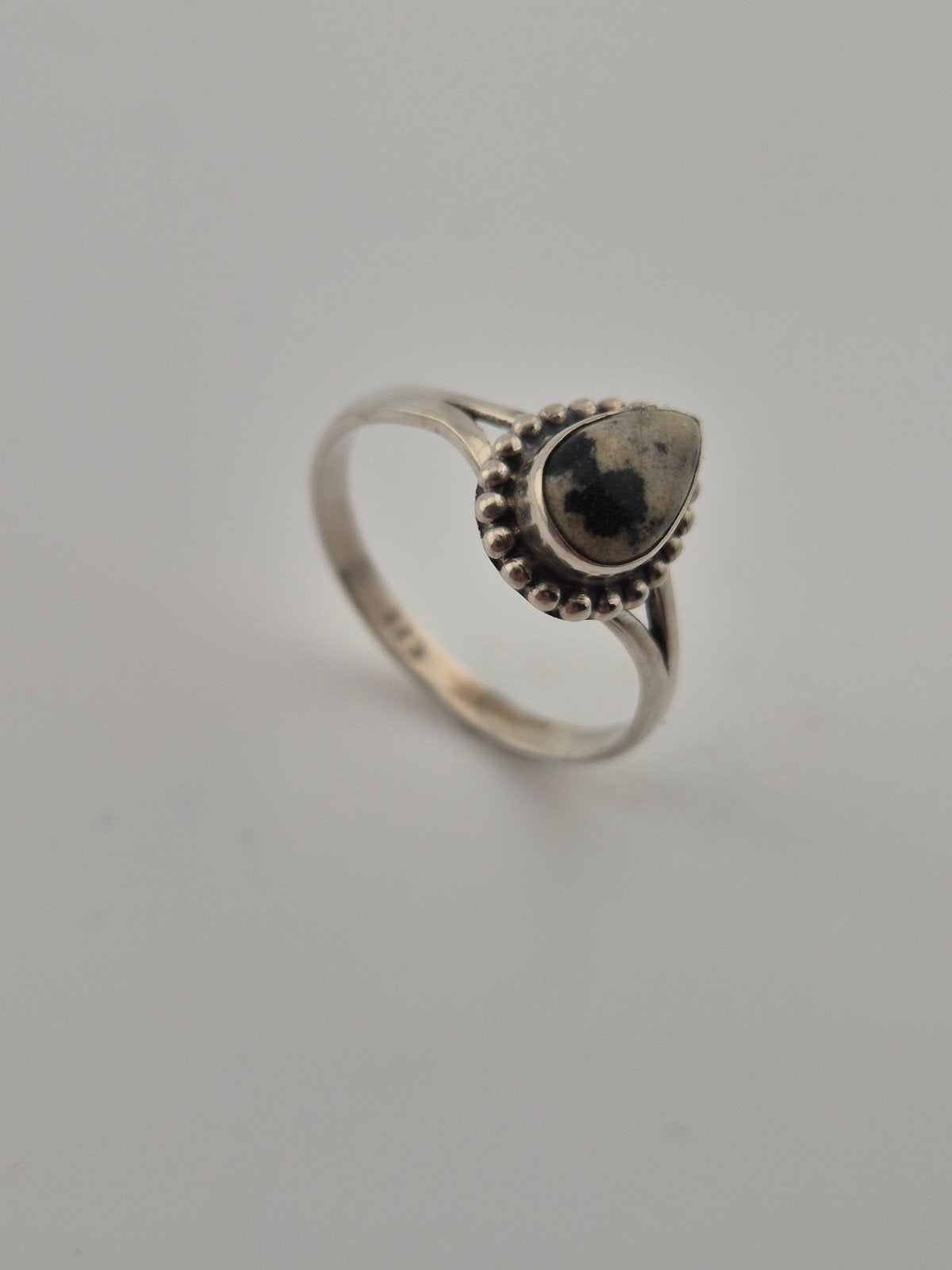 Prachtige 925 Sterling Zilveren Ring | Dentritische Jaspis, Verzenden, Nieuw, 17 tot 18, Dame