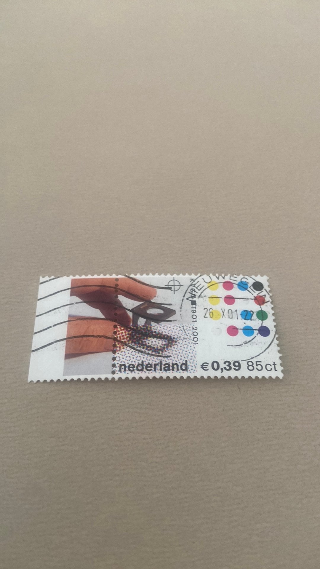 Nederland, Verzenden, Gestempeld