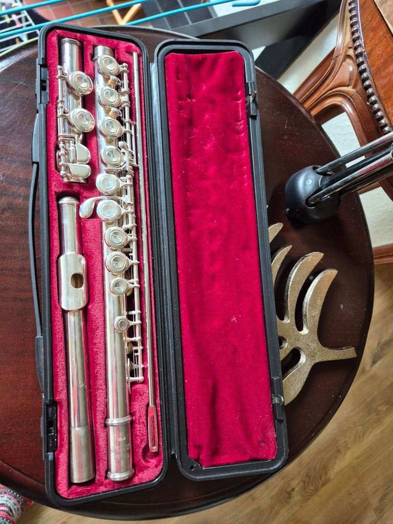 Yamaha Dwarsfluit 211 SII - Zo goed als nieuw, Ophalen of Verzenden, Gebruikt, Dwarsfluit, Met koffer of tas