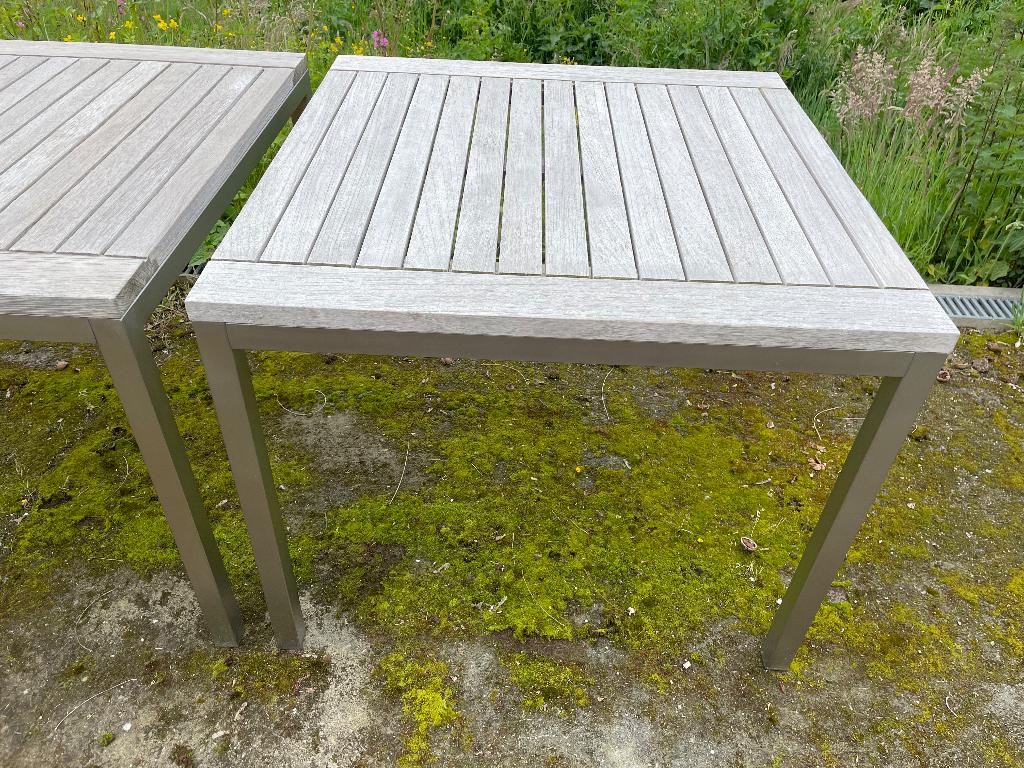 Tuintafel Tribu 90x90x73, Ophalen, Gebruikt, Vierkant, Teakhout