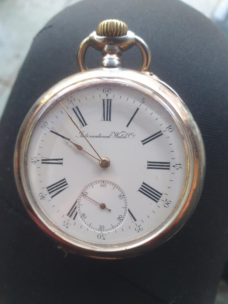Iwc zakhorloge zilveren, Ophalen of Verzenden, Zilver, Overige merken, 1900 tot 1930