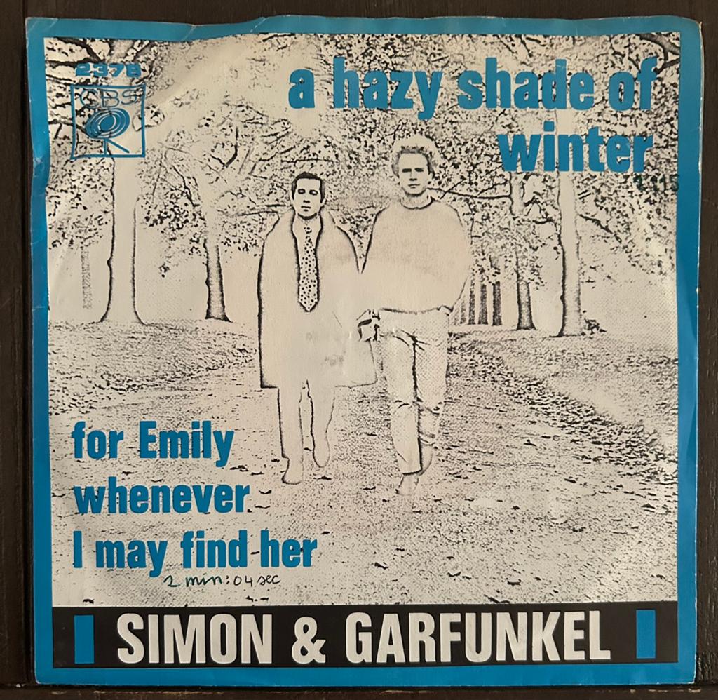Simon & Garfunkel - A Hazy Shade of Winter (Single), Gebruikt, 7 inch, Single, Ophalen of Verzenden