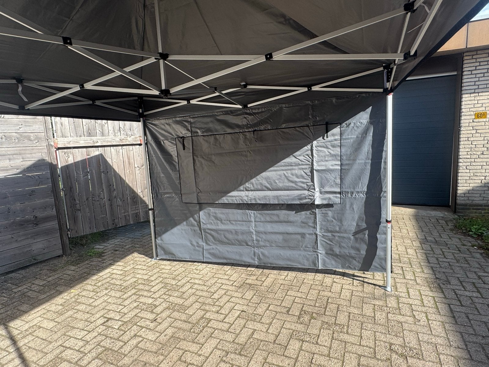 Foto 15 van Partytent 3x3m Grijs – 40mm Hex Frame + Zijwanden