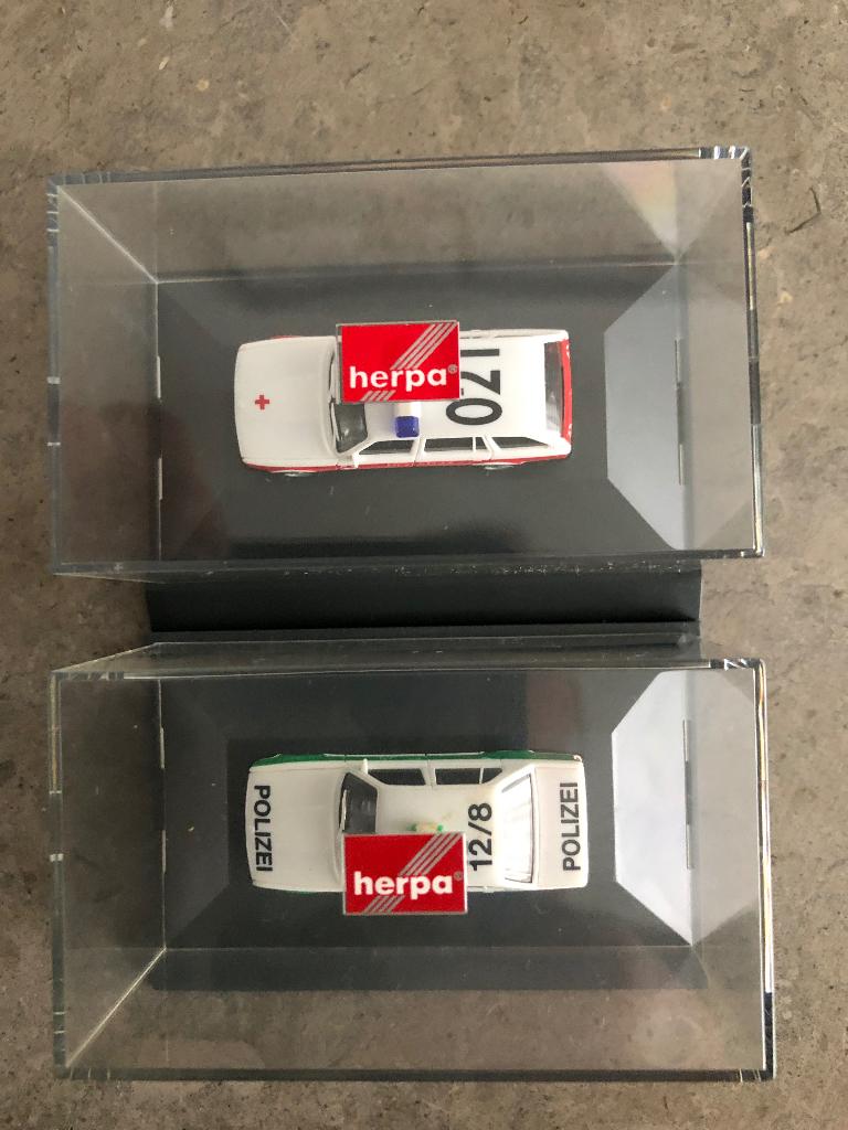 Mdl.009 / 2x Herpa BMW Hulpdiensten, Ophalen of Verzenden, Zo goed als nieuw, Auto, Herpa