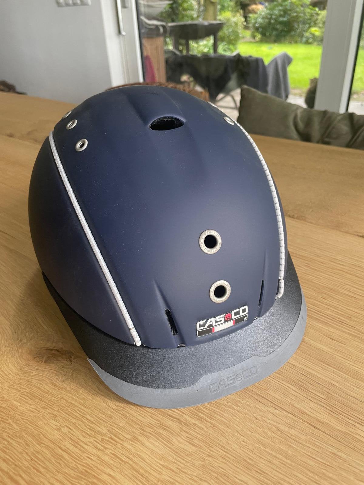 Casco paardrijcap, Blauw, Overige merken, Ophalen of Verzenden, Zo goed als nieuw