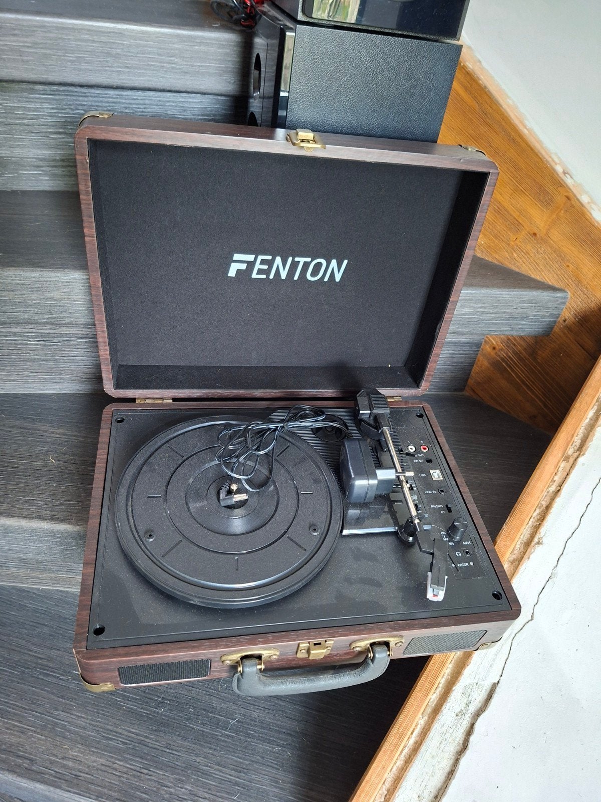 Fenton Platenspeler met USB en Ingebouwde Speakers, Audio, Tv en Foto, Ophalen of Verzenden, Zo goed als nieuw, Overige merken