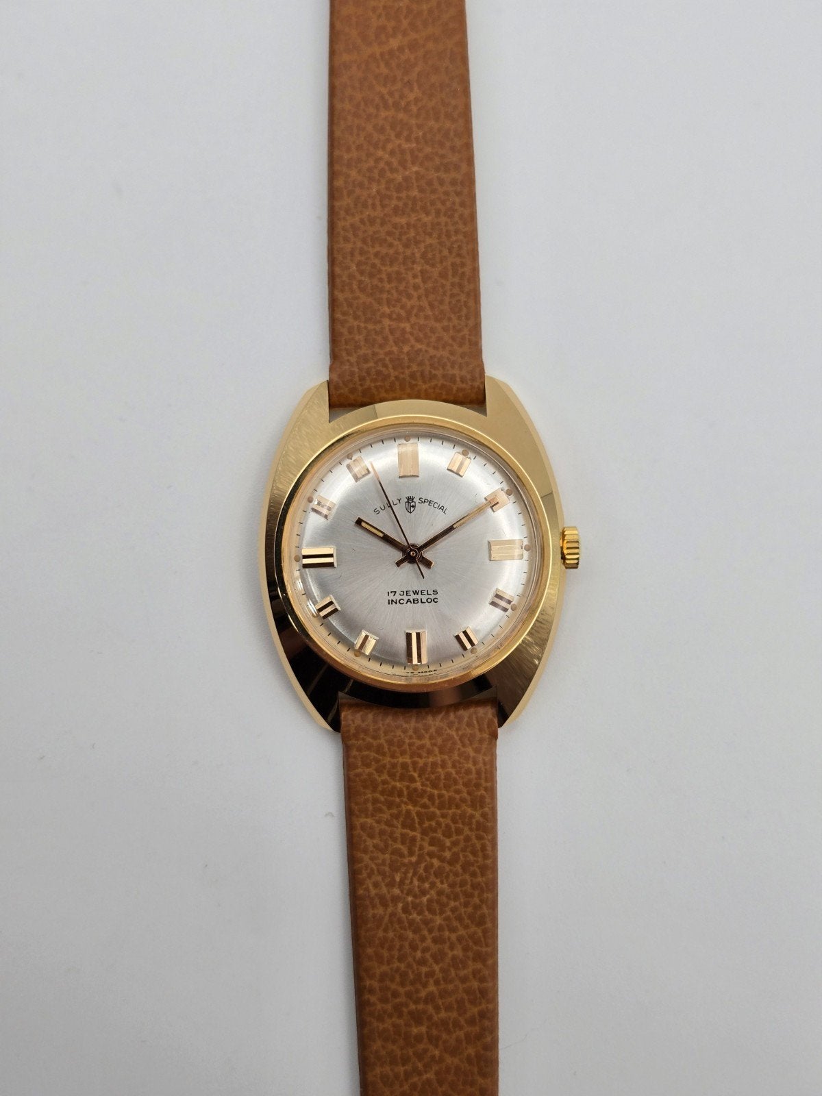 Vintage sully Special Polshorloge - Verguld, Jaren '60, Overige merken, Overige materialen, Polshorloge, Met bandje