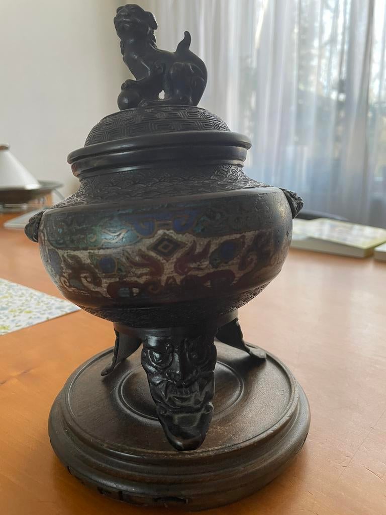 Antieke chinese wierookpot, Antiek en Kunst, Ophalen of Verzenden