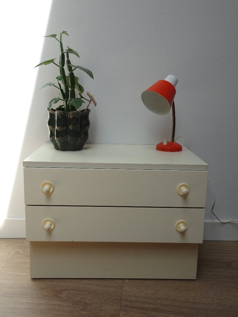 Vintage ladekastje / wandmeubel Interlübke, Huis en Inrichting, Ophalen, Gebruikt, Minder dan 150 cm, Minder dan 100 cm
