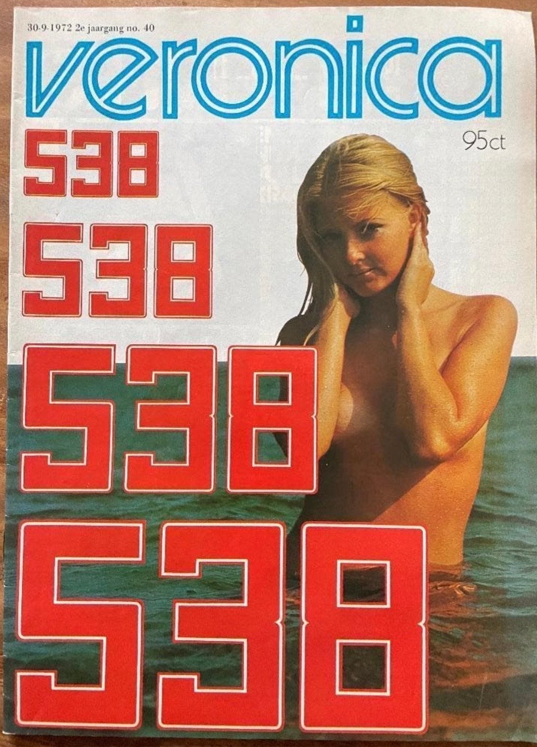 Veronica Magazine 1972 - Frequentiewijziging 192 naar 538, Boeken, Tijdschriften en Kranten, Ophalen of Verzenden, Gelezen, Muziek, Film of Tv