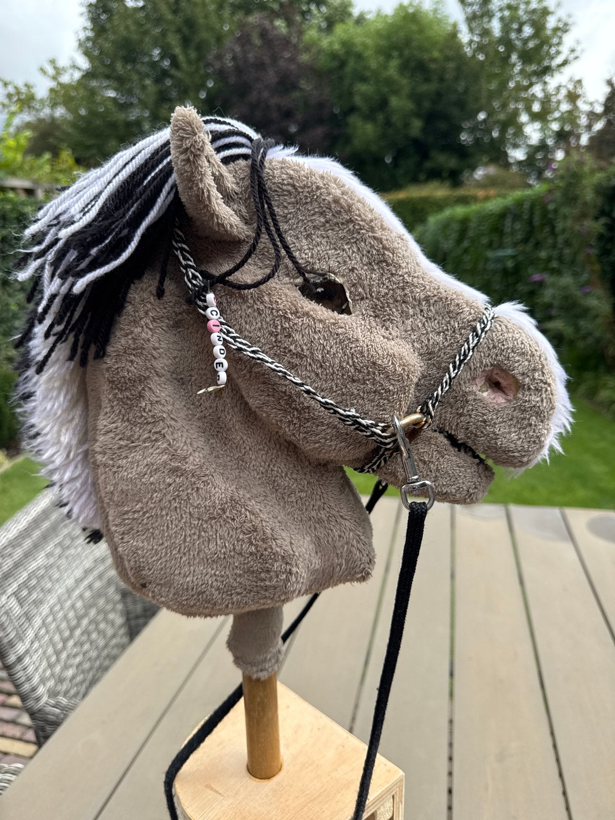 Hobbyhorse / Stokpaardje met hoofdstel, Ophalen of Verzenden, Zo goed als nieuw, Jongen of Meisje
