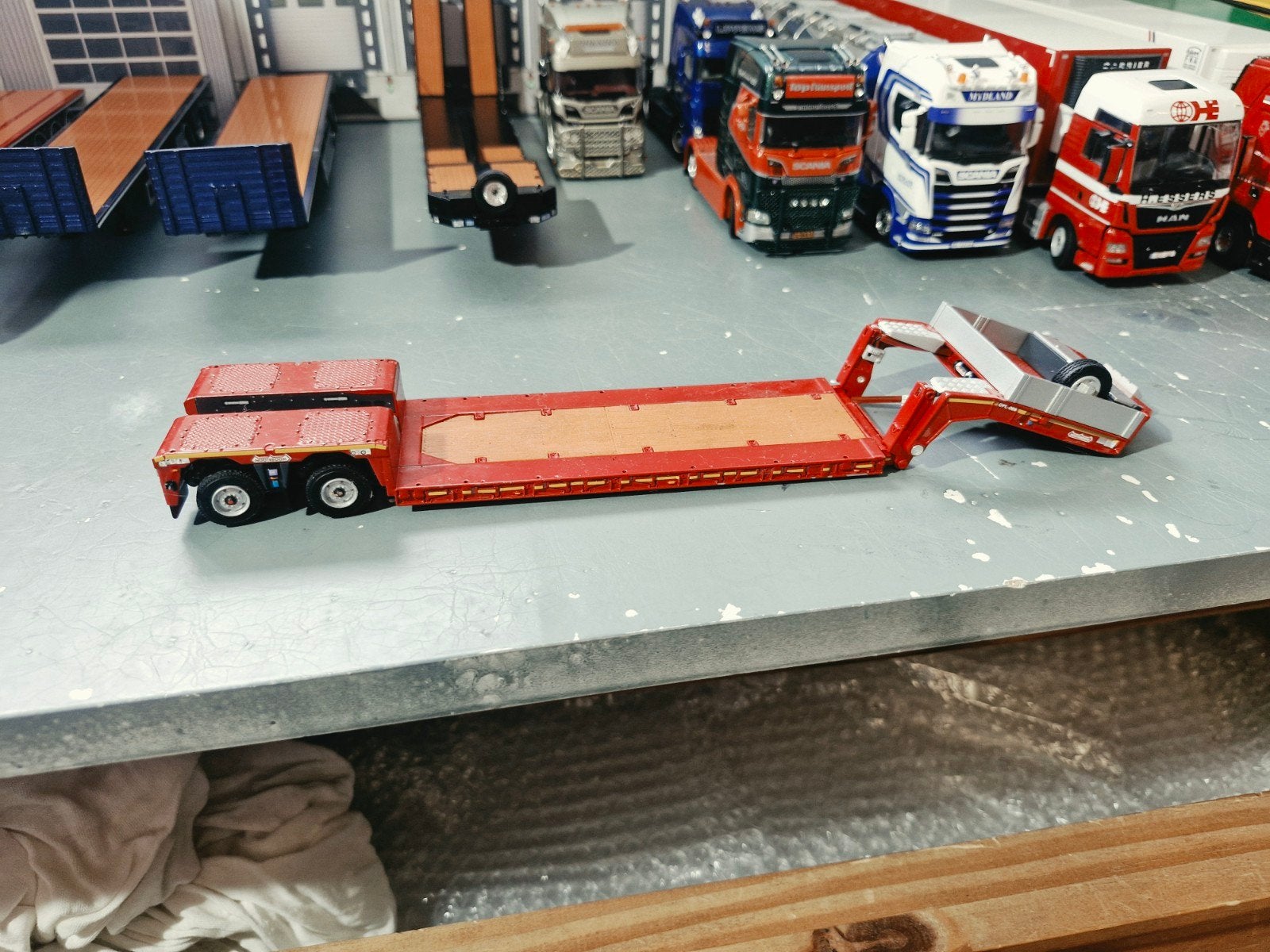 Dieplader nooteboom uitschuifbaar wsi, Ophalen of Verzenden, Zo goed als nieuw, Bus of Vrachtwagen, Wsi
