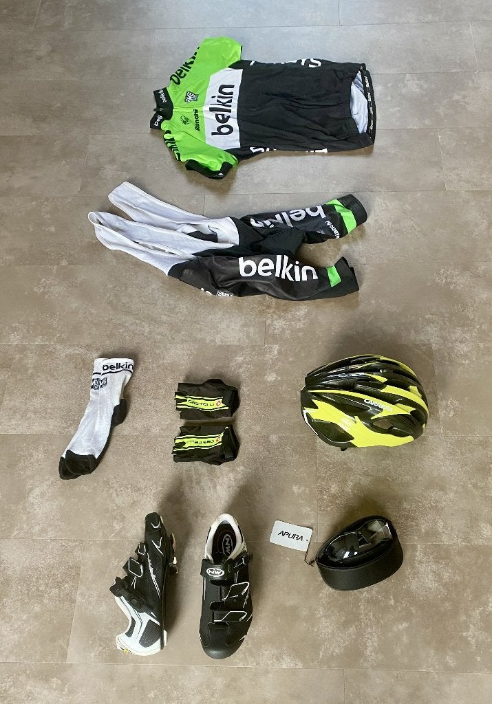 Fietskleding set: Santini, Northwave, Castelli, Apura, Schoenen, Ophalen of Verzenden, Zo goed als nieuw, Santini, Northwave, Castelli, Apura