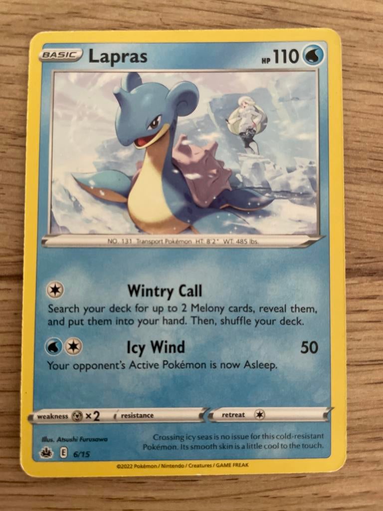 Pokemon McDonald's 2022 kaarten - Lapras, Cutiefly, Flaaffy, Ophalen of Verzenden, Nieuw, Meerdere kaarten