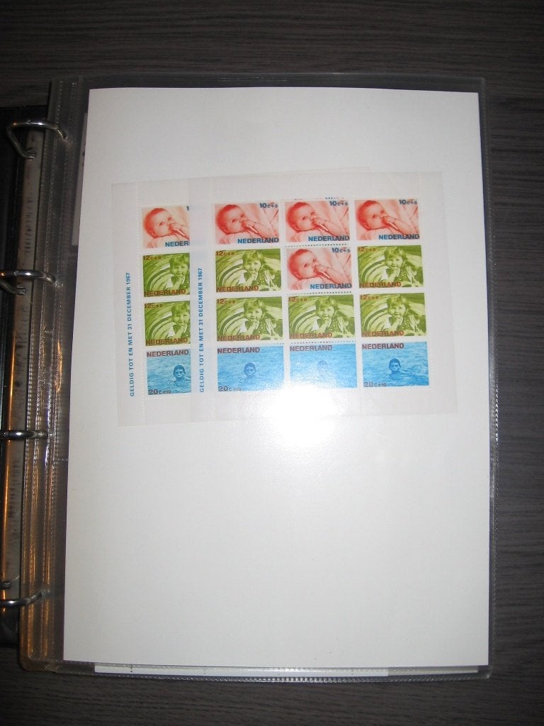 Kinderblokken, Kerstvellen, Blokken van 10, Postfris., Verzenden, Nederland