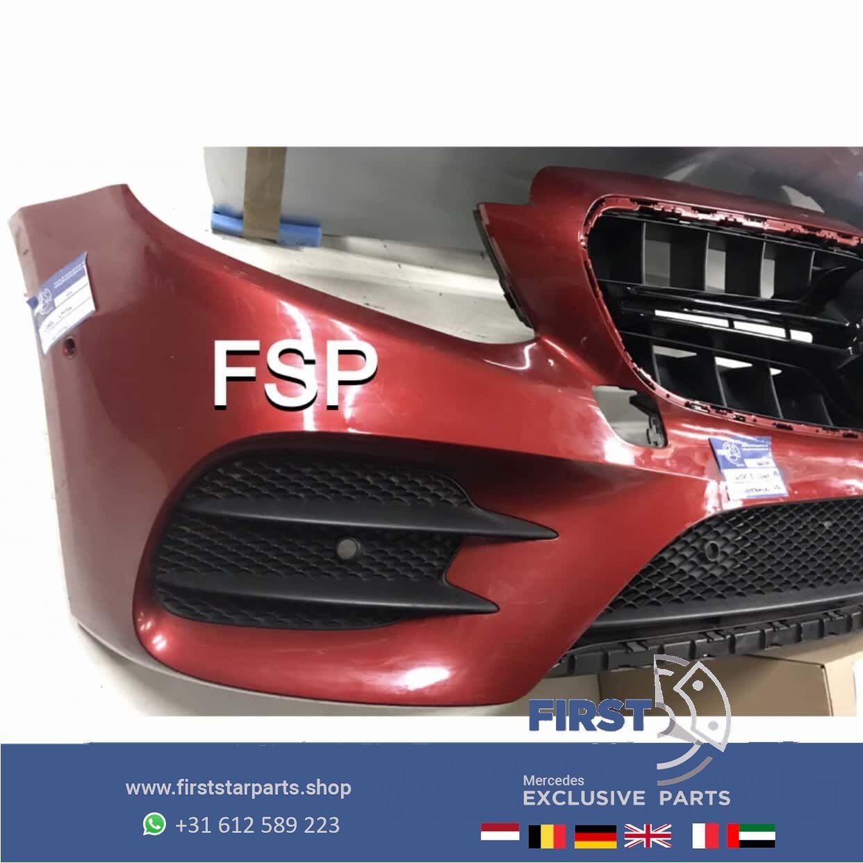W238 C238 E43 E53 AMG VOORBUMPER Mercedes E Klasse CABRIO CO, Gebruikt, -, Voor, Ophalen of Verzenden